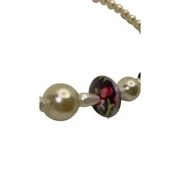 Vintage faux pearls and beads necklace 26 inches - Picture 8 of 8